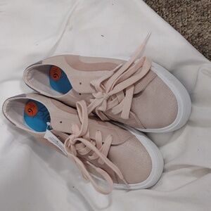 NWOB Blowfish Blush Dream Lavender Mauve Faux Suede Orbital Wave Sneakers Sz 9.5